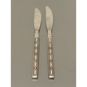 2-Vintage Mid-Century Modern Stanley Roberts "Matador" Stainless Steel Flatware